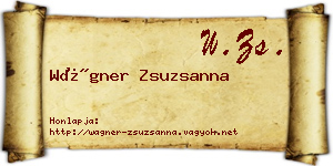 Wágner Zsuzsanna névjegykártya